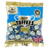 Walkers English Creamy Toffees - 1KG BULK BAG - Best Before: 17.10.25